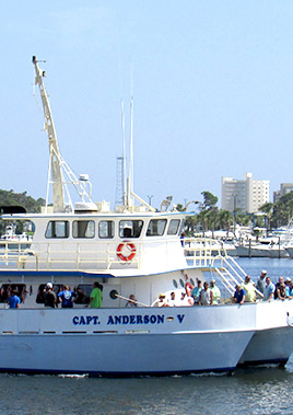 Book a fishing trip or tour on Capt. Anderson IV in Panama City beach Florida
